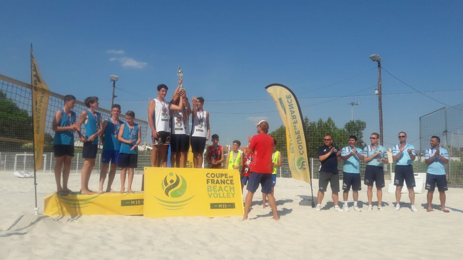 Création d’un espace beachvolley C.N.M. Charenton Volleyball