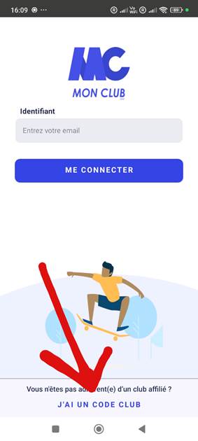 Connexion mon Club